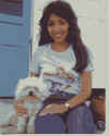 Anna on vacation with little white poodle.jpg (285406 bytes)